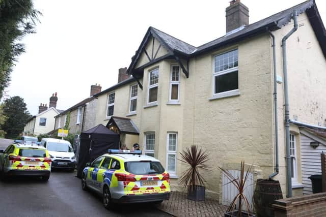 Police have launched a murder investigation after a woman's body was found in a property in Crowborough. Photo by Eddie Mitchell.