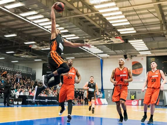 Worthing Thunder play-off winning skipper Brendan Okoronkwo. Picture by Kyle Hemsley