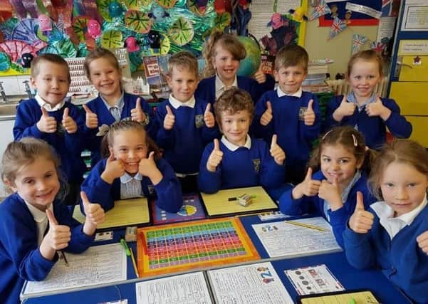 Pupils at Netherfield Primary School