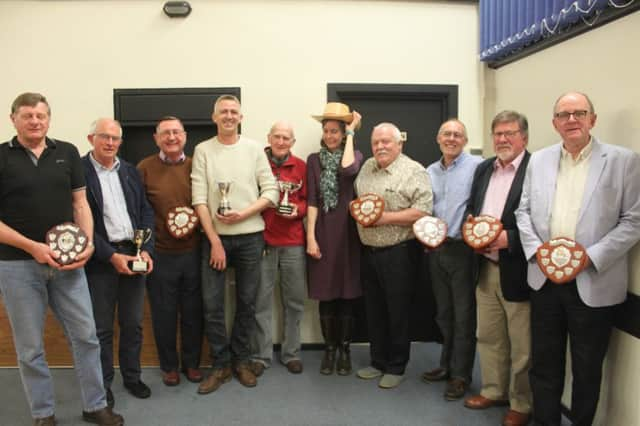 Julia Edge with the award winners