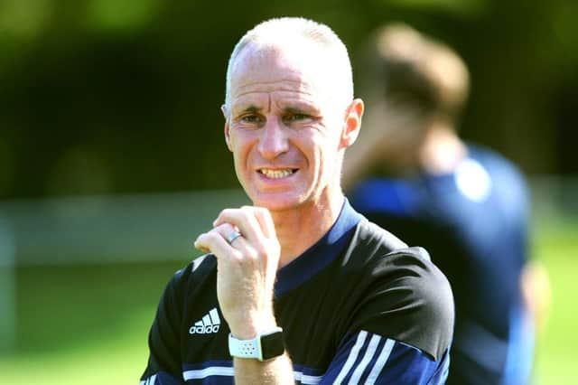 Football, Southern Combination League Division 1: Storrington v Billingshurst SR1720215.  Chris Simmons manager. Pic Steve Robards SUS-170828-105008001