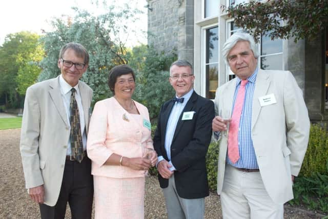 L-R: Kim Deshayes, Rye Harbour Discovery Centre (RHDC) Appeal Director; Carole Nicholson, Chairman of the Sussex Wildlife Trust; Alastair Fairley, Chairman of the RHDC Appeal Board; and Graham Peters, Vice Chairman Sussex Region, South East Local Enterprise Partnership SUS-180516-144356001