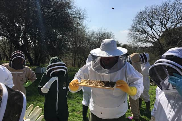 Members of the Brighton and Lewes Beekeepers Association