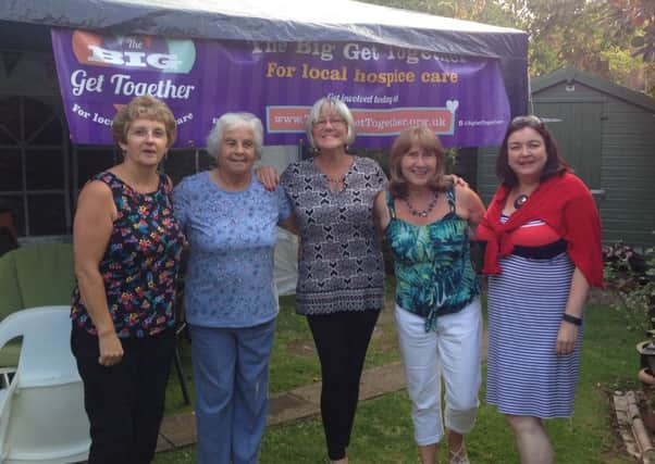 Mel Murrell, a volunteer at the St Barnabas House charity shop in Littlehampton, held a cream tea Big Get Together