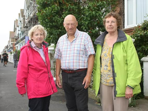 Members of the Littlehampton Flood Action Group, (from left)Anne Kenny, Alan Thomas and Angela Tester. Photo by Derek Martin Photography