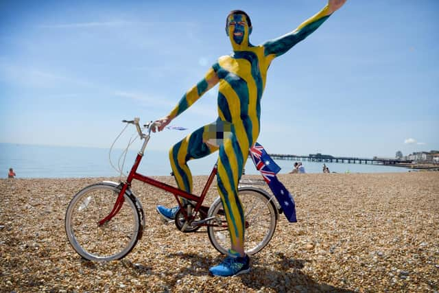 World Naked Bike Ride in Hastings