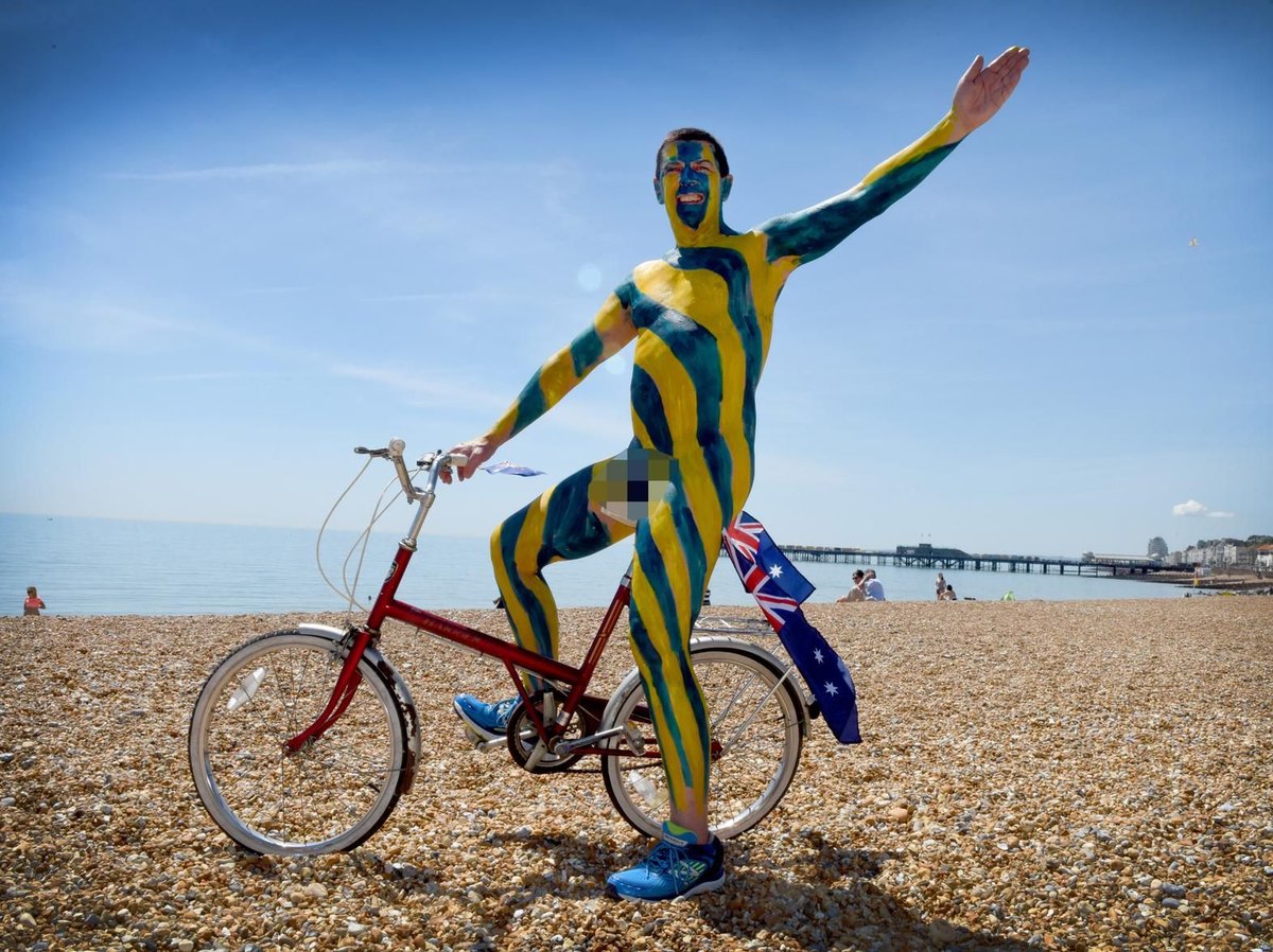 PICTURES: World Naked Bike Ride sets off