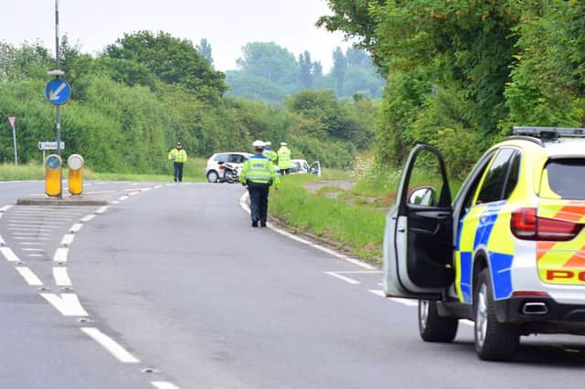 A259 crash at Hooe. Photo by Dan Jessup. SUS-180706-160450001