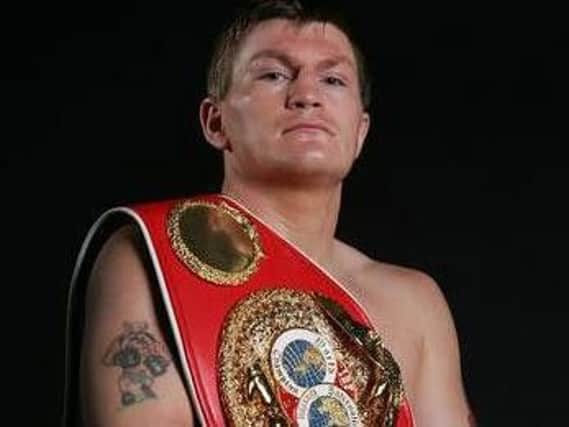 British boxing legend Ricky Hatton