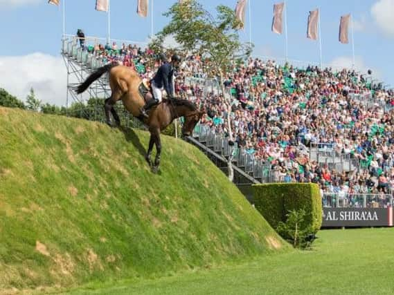 Nigel Coupe, winner of the 2017 Al Shira'aa Derby at Hickstead (c) Julian Portch