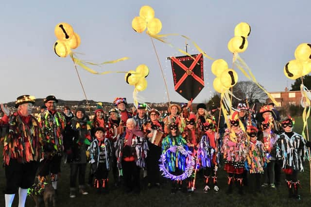 Residents at the parade last year