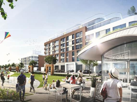 Artist's impression of the future Hothamton Park