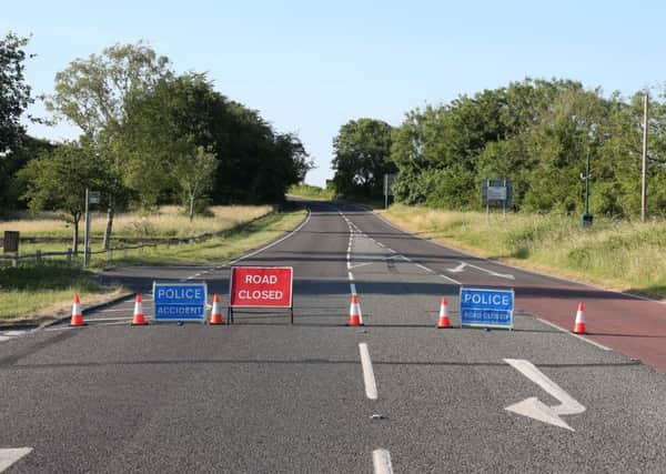 The A29 was closed after a serious road traffic collision. Picture: Eddie Mitchell