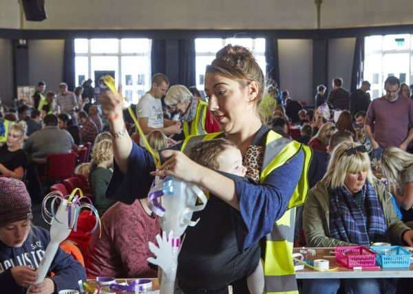 Tide of Light lantern workshops. Photo: Ed Watts