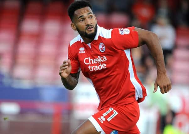 Crawley Town FC v Yeovil FC 02-09-17. Jordan Roberts. Pic Steve Robards SR1721002 SUS-170712-105927001