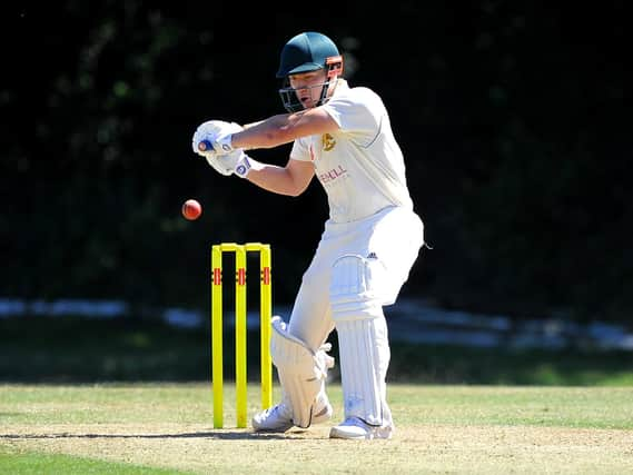 Tim Upchurch batting against Bridges