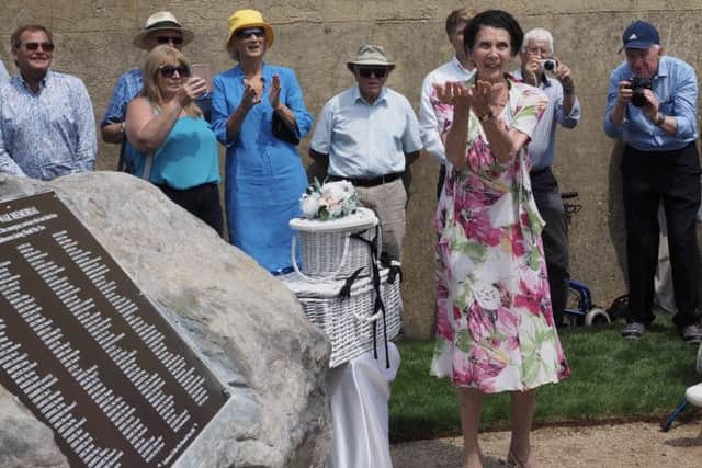 Eastbourne Civilian Memorial unveiling at the Wish Tower SUS-180307-133905001