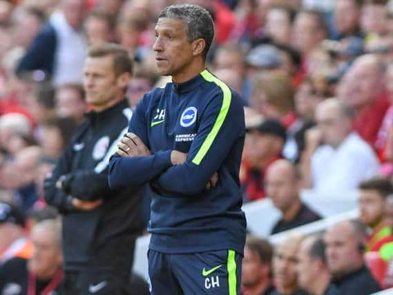 Albion boss Chris Hughton. Picture by Phil Westlake (PW Sporting Photography)