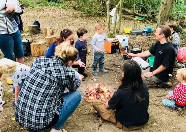 The six week Go Wild! toddler course is in danger of finishing for good due to a lack of funding. Picture: Tamsin Pankhurst