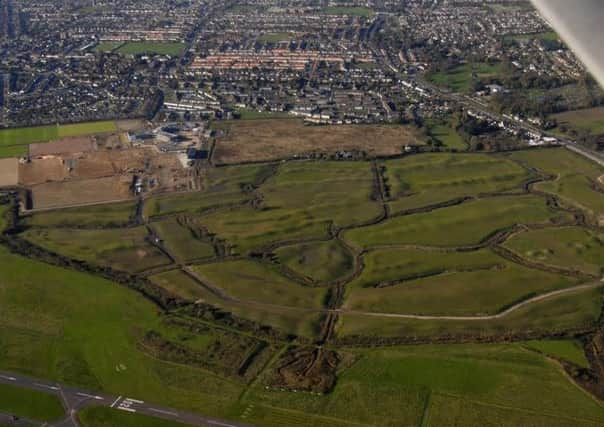 An aerial shot showing New Monks Farm. Supplied by Geoff Patmore