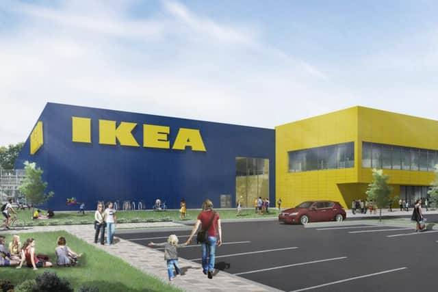 An artist's impression of the proposed IKEA