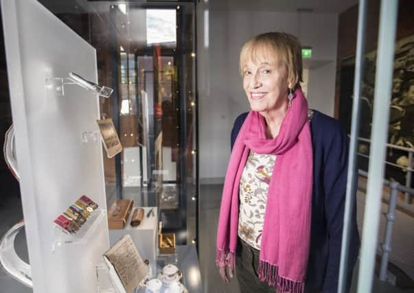 Jan Thornton on board HMS Caroline