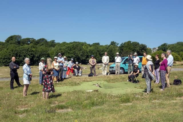 Quakers gather at graveside for the Meeting for Worship for the burial