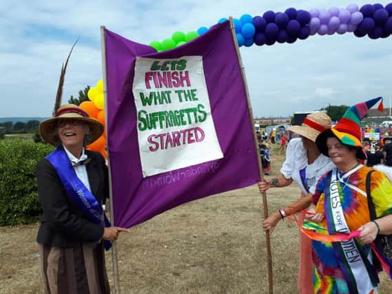 Wayfinder Woman at Eastbourne Pride 2018