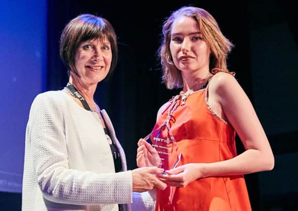 MET principal Sharon Collett with Principals Choice Emily Newhouse. Pictures: Ken Street