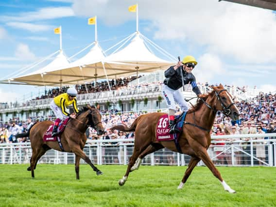 Stradivarius beats Big Orange in the 2017 Goodwood Cup