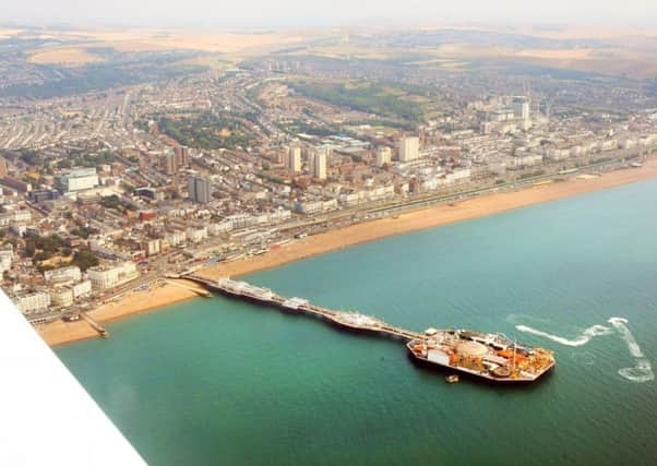 Brighton from the sky