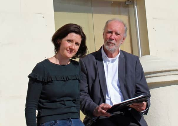 Jim Deen with fellow Labour councillor Beccy Cooper