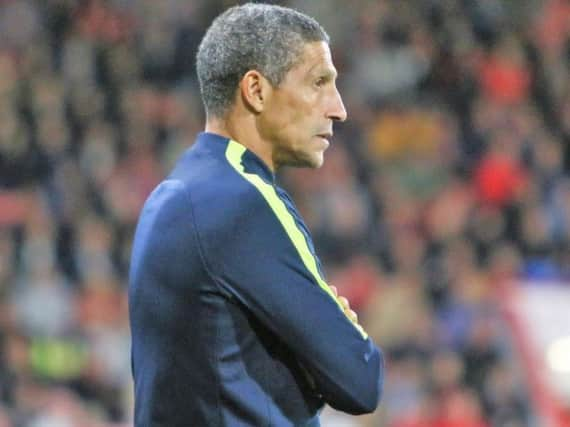 Chris Hughton. Picture by Angela Brinkhurst