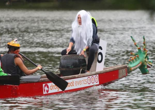 The St Catherine's Hospice Dragon Boat Race is always popular