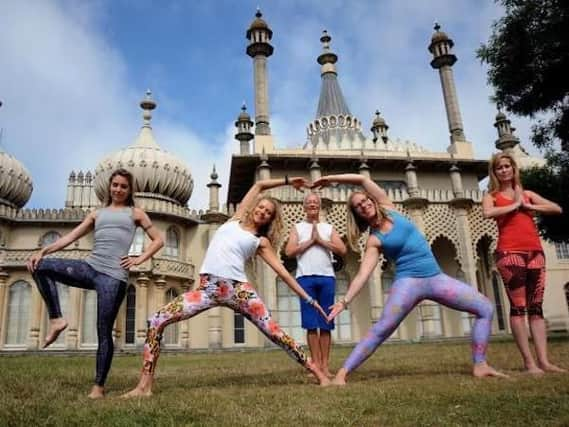 Yoga at Pavilion Gardens