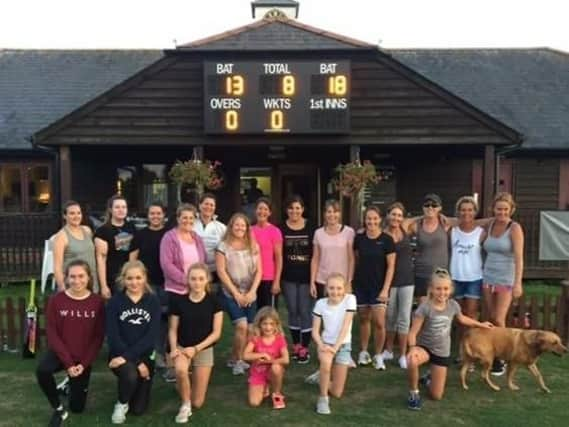 West Wittering's women's cricket launch was very well attended