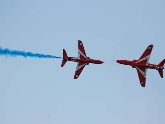 The Red Arrows in action