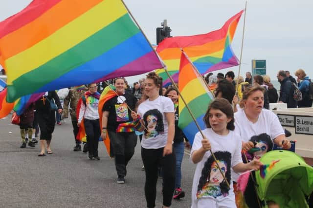 Hastings Pride 2018. Photo by Roberts Photographic SUS-180827-094913001