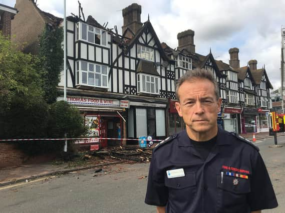 Roy Barraclough, Worthing Fire station manager