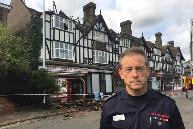 Roy Barraclough, Worthing Fire station manager