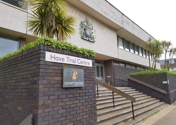 He appeared at Hove Crown Court today