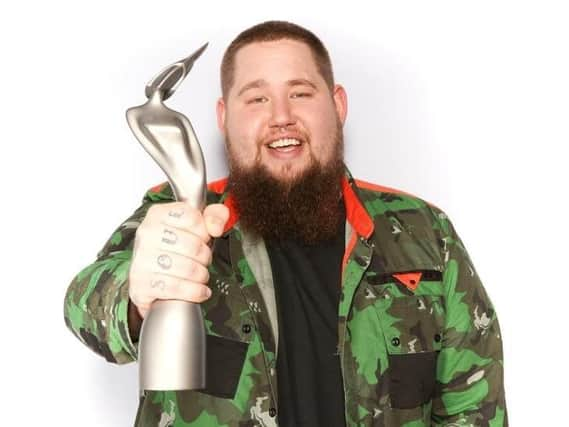 Sussex artist Rag n Bone Man. Photo courtest of the Brits Awards