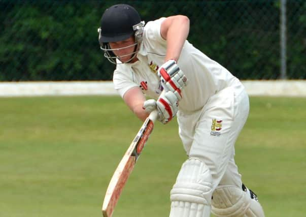 Ryan Hoadley took three wickets with the ball during Hastings Priory's defeat away to Cuckfield. Picture courtesy Peter Cripps