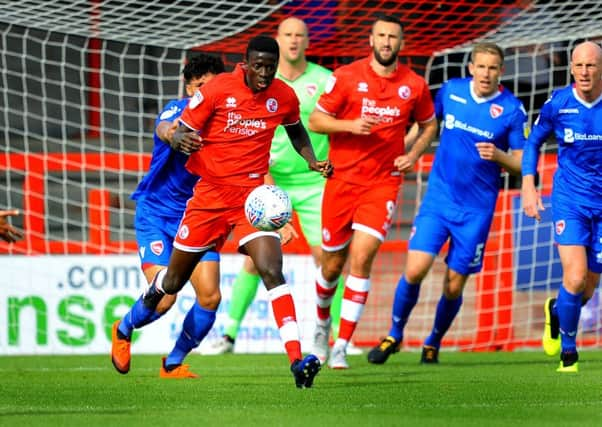 Crawley Town FC v Morecombe FC.. Pic Steve Robards SR1824368 SUS-180915-155603001