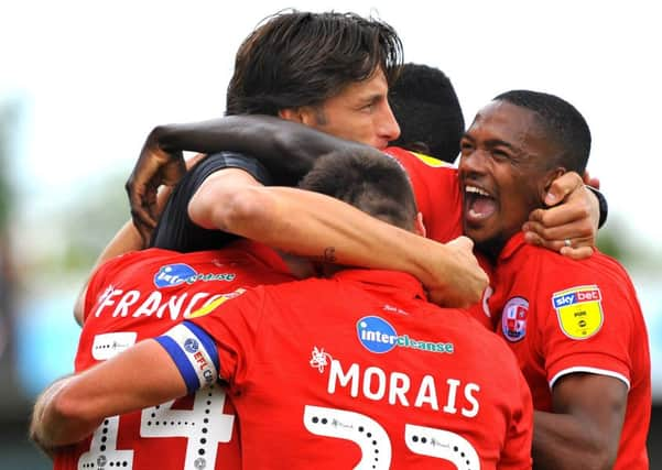 Crawley Town FC v Morecombe FC. 2-0 Pic Steve Robards SR1824481 SUS-180915-163246001