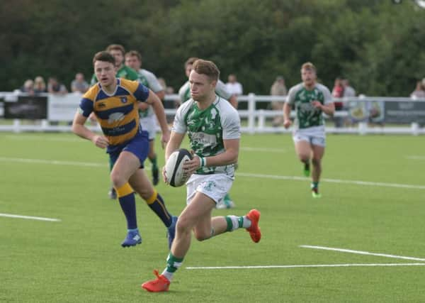 Jordan Bell, Horsham RUFC at home to Beckenham. Photo by Clive Turner