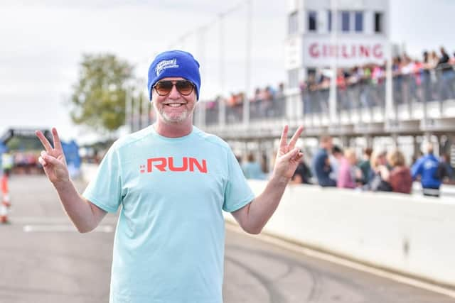 Chris Evans competed in the inaugural Goodwood Running Grand Prix event. Picture contributed