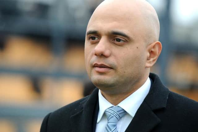 Home Secretary Sajid Javid.