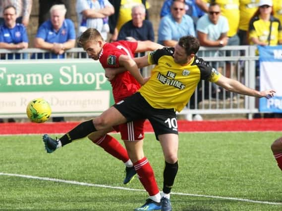 Joel Colbran's goal salvaged a point for Worthing at Potters Bar Town. Picture by Derek Martin