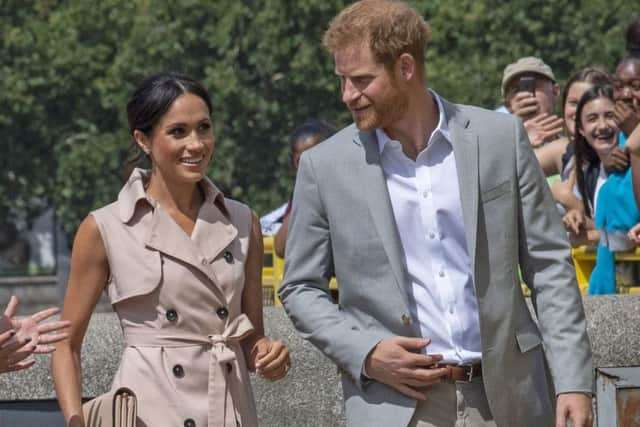 This is the first visit to Sussex for Prince Harry and Meghan. Here are they are pictures during their visit to the Nelson Mandela centenary exhibition at Southbank Centre's Queen Elizabeth Hall, London. Arthur Edwards/The Sun/PA Wire